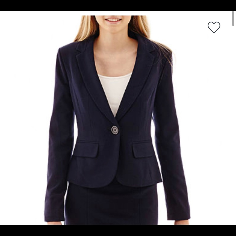 Gray single button blazer - Picture 7 of 7